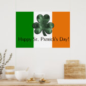 Ierse vlag - Happy St. Patrick's Day Print (Keuken)