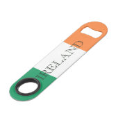 Ierse vlag Ierland bot Speed Flessenopener (Voorkant Gekanteld)