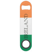 Ierse vlag Ierland bot Speed Flessenopener (Achterkant)