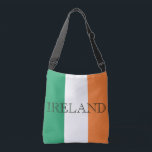Ierse vlag Ierland cbbcnt Crossbody Tas<br><div class="desc">Irish Flag Ireland Bag Design © Trinkets and Goods 2017 - AHP Design. Alle rechten voorbehouden.</div>