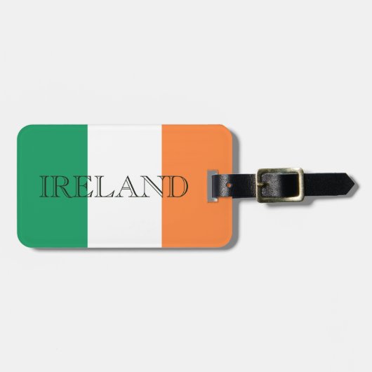Ierse vlag Ierland cd lt arc1 Bagagelabel (Voorkant horizontaal)