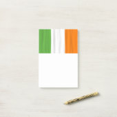 Ierse vlag Ierland Green White Oranje Post-it Post-it® Notes (Op bureau)