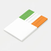 Ierse vlag Ierland Green White Oranje Post-it Post-it® Notes (Schuin)