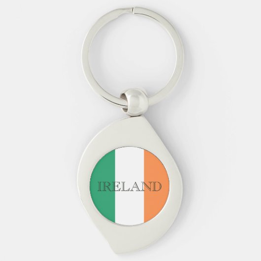 Ierse vlag Ierland kcnt Sleutelhanger (Voorkant)