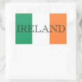 Ierse vlag Ierland Letters Sticker boog (Tas)
