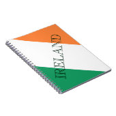 Ierse vlag Ierland nbcnt Notitieboek (Rechterzijde)