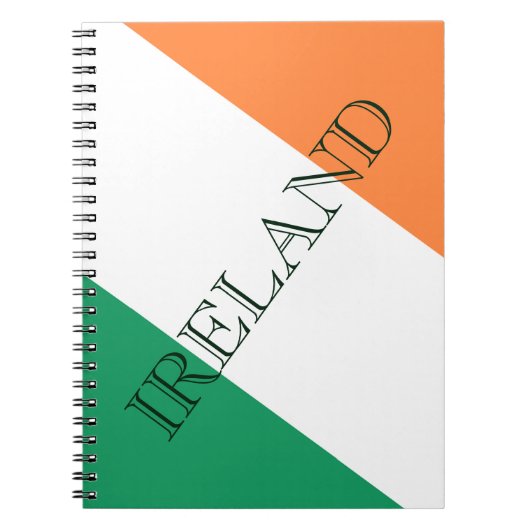 Ierse vlag Ierland nbcnt Notitieboek (Voorkant)