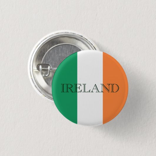 Ierse vlag Ierland pbcn Ronde Button 3,2 Cm (Voorkant /achterkant)