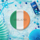 Ierse vlag Ierland pcnt Papieren Bordje (Feest)