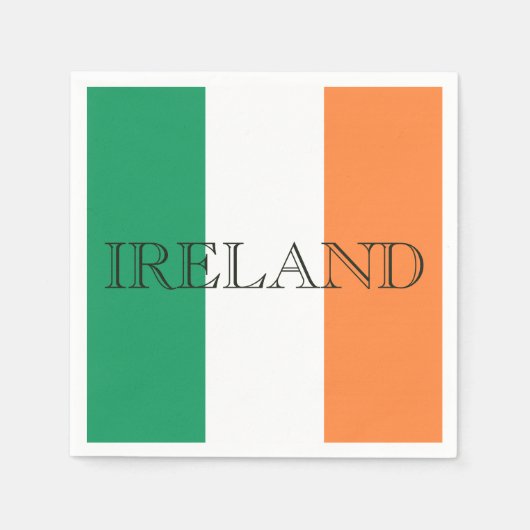 Ierse vlag Ierland pint Servet (Voorkant)