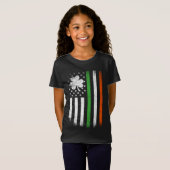 Ierse vlag Ierland Shamrock Flag St Patri T-shirt (Voorkant volledig)