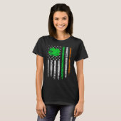  Ierse vlag Ierland Shamrock St Pa T-shirt (Voorkant volledig)
