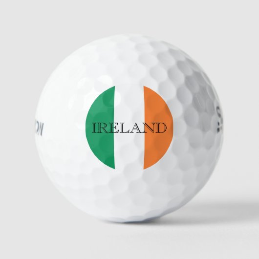 Ierse vlag Ierland ssf gbcnt Golfballen (Voorkant)