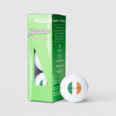 Ierse vlag Ierland ssf gbcnt Golfballen (Verpakking)