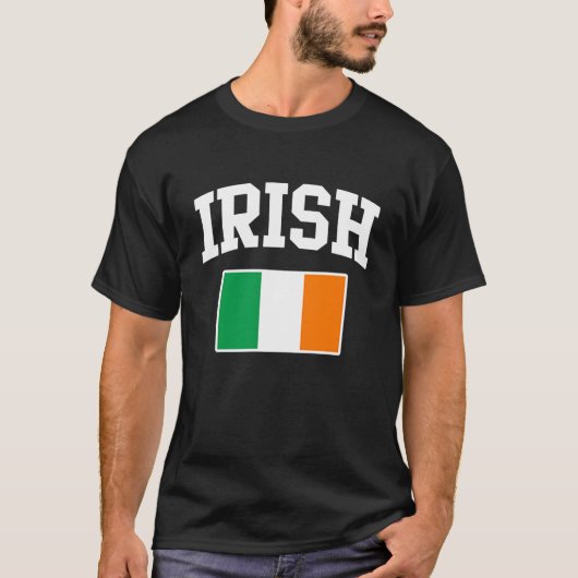 Ierse vlag Ierland St Patrick's Day T-shirt (Voorkant)