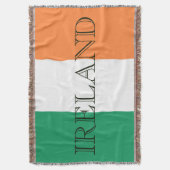 Ierse vlag Ierland tbcnt Deken (Voorkant Verticaal)
