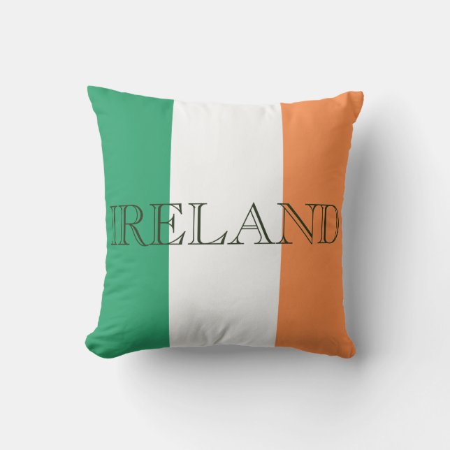 Ierse vlag Ierland tpcnt Buitenkussen (Voorkant)