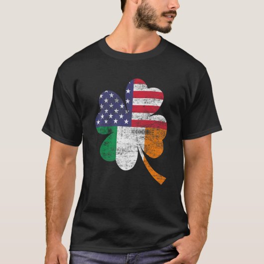 Ierse vlag - Ierland vlag - St.Pat T-shirt (Voorkant)