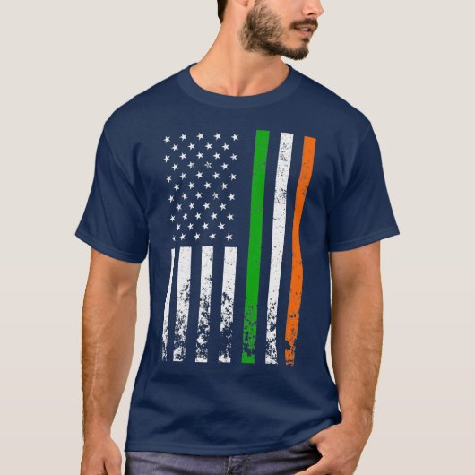 Ierse vlag Ierland vlag ST PATRICKS DAAG T-shirt (Voorkant)