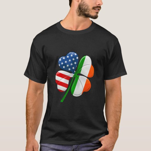 Ierse vlag Ierland vlag ST PATRICKS DAAG T-shirt (Voorkant)