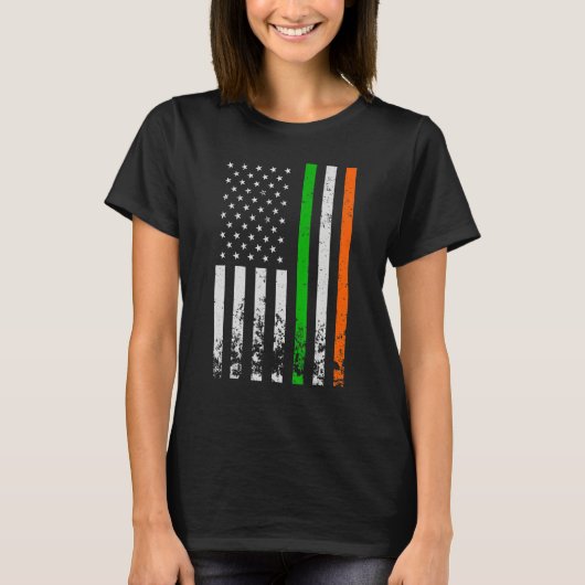 Ierse vlag Ierland vlag ST PATRICKS DAY G T-shirt (Voorkant)