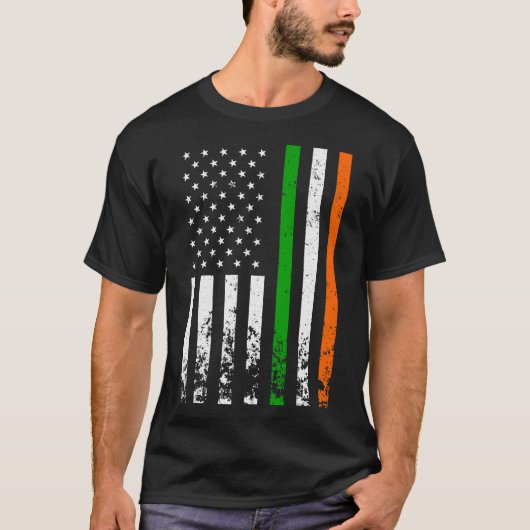 Ierse vlag Ierland vlag ST PATRICKS DAY G T-shirt (Voorkant)