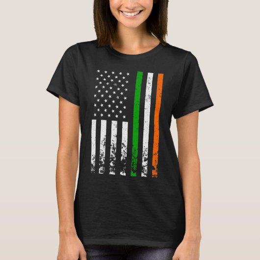 Ierse vlag Ierland vlag ST PATRICKS DAY G T-shirt (Voorkant)