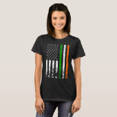 Ierse vlag Ierland vlag ST PATRICKS DAY G T-shirt (Voorkant volledig)