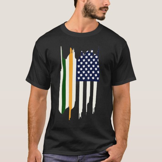 Ierse vlag Ierland vlag vlag St Patrick S Day T-shirt (Voorkant)