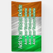 Ierse vlag Ierland vlag vlag St. Patrick's Irish P Spandoek (Verticaal)