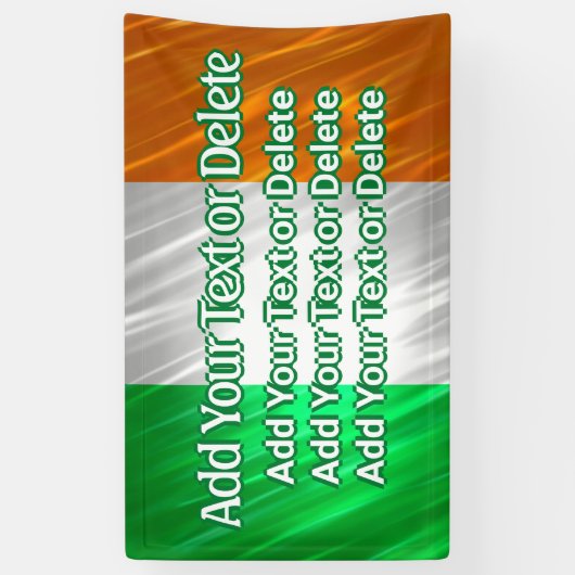 Ierse vlag Ierland vlag vlag St. Patrick's Irish P Spandoek (Verticaal)