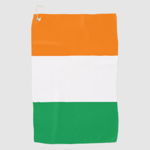Ierse vlag & Ierse golf-/sportgolf Dublin Golfhanddoek
