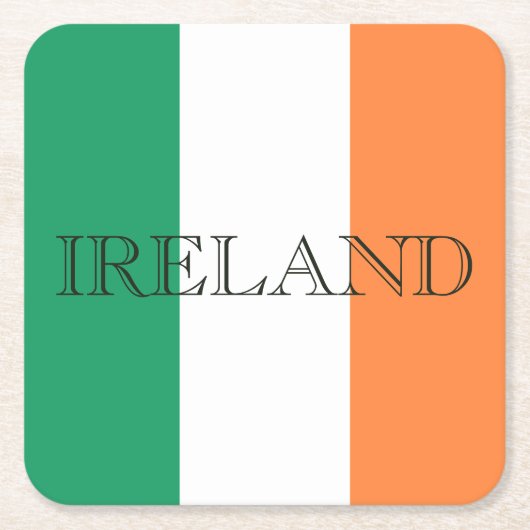 Ierse vlag Ierse kust Kartonnen Onderzetters (Voorkant)
