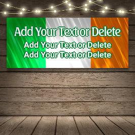 Ierse vlag Ierse partij Ierse Birthday St Patrick' Spandoek