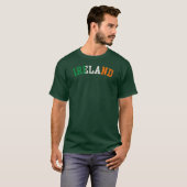 Ierse vlag Ierse trots St Patricks Day Green T-shirt (Voorkant volledig)