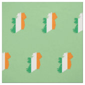 Ierse vlag - kaart stof (Swatch)
