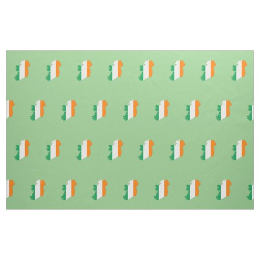 Ierse vlag - kaart stof (Fat Quarter)