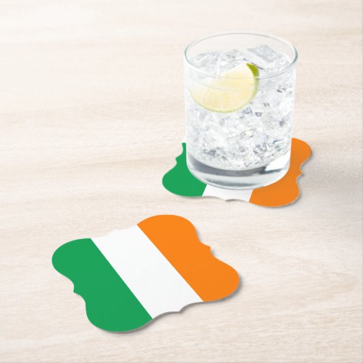 Ierse vlag kartonnen onderzetters (Insitu)