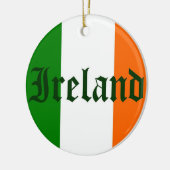 Ierse vlag keramisch ornament (Links)