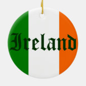 Ierse vlag keramisch ornament (Achterkant)