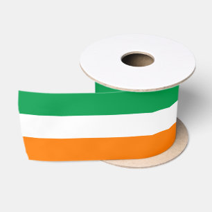 Ierse vlag kleuren lint, driekleur, Ierland Satijnen Lint