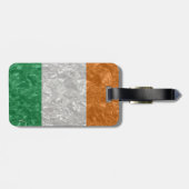 Ierse vlag - Kreukgekreukeld Bagagelabel (Achterkant horizontaal)
