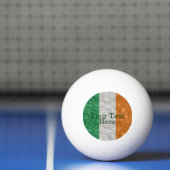 Ierse vlag - Kreukgekreukeld Pingpongbal (Net)