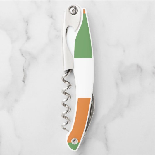 Ierse vlag kurkentrekker (Voorkant)