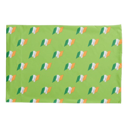 Ierse vlag kussensloop (Achterkant-Links)