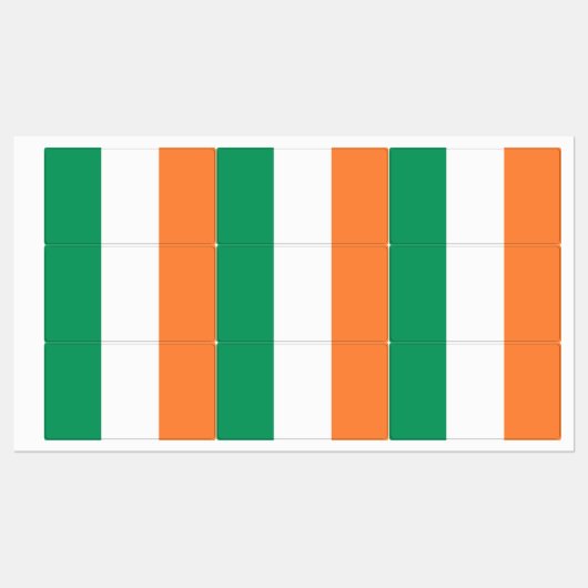 Ierse vlag labels (Vel)