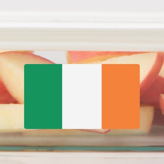 Ierse vlag labels (Aangebracht)