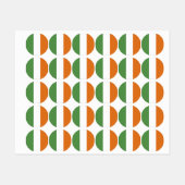 Ierse vlag labels (Vel)