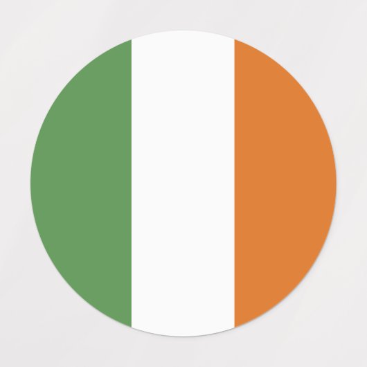 Ierse vlag labels (Design 2)