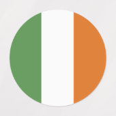 Ierse vlag labels (Design 1)